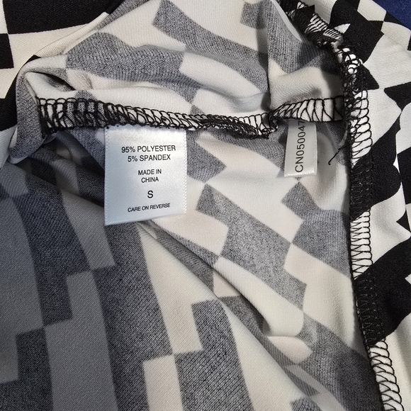 New York & Company Black and White Blouse - Picture 8 of 9